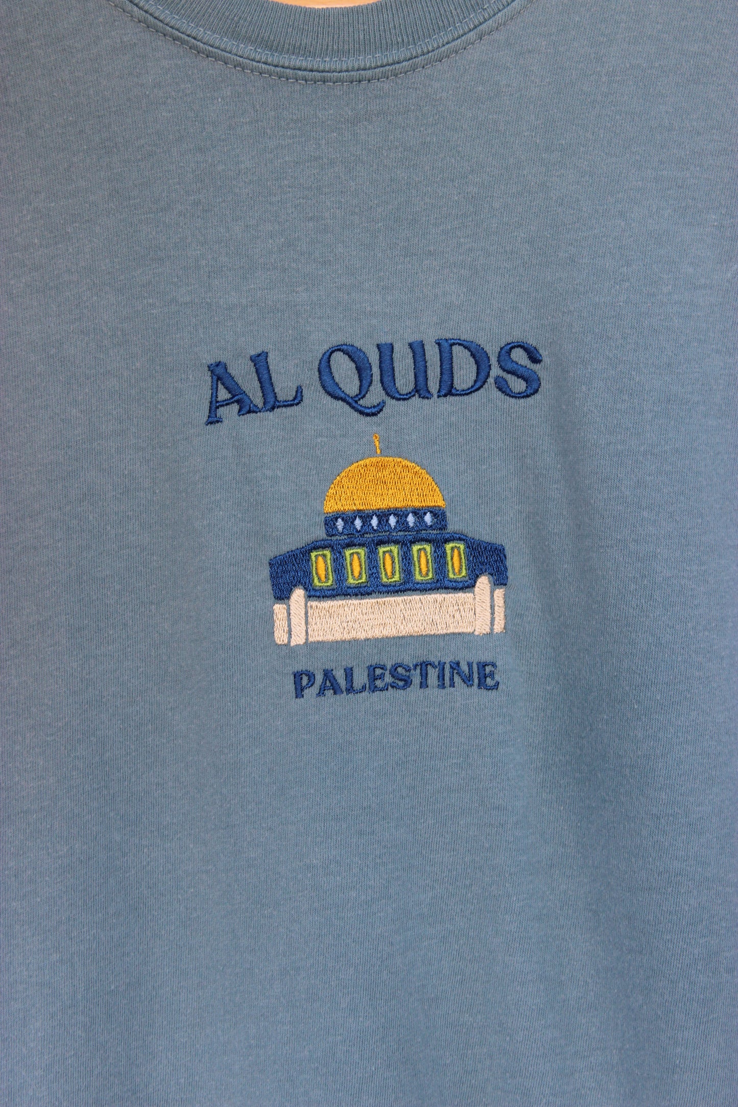 Al Quds, Palestine Embroidered T-Shirt