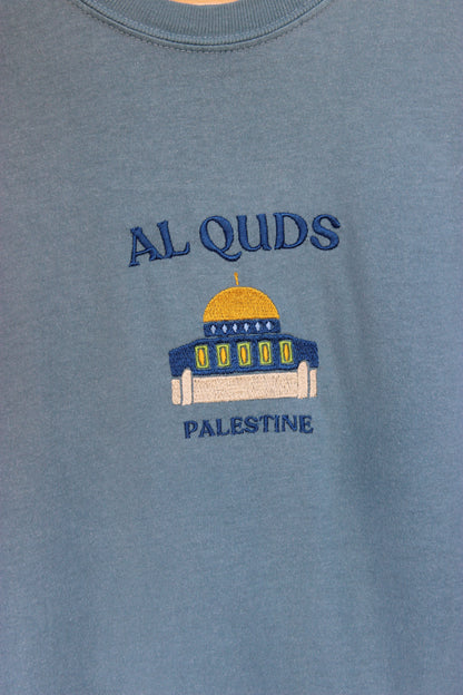 Al Quds, Palestine Embroidered T-Shirt