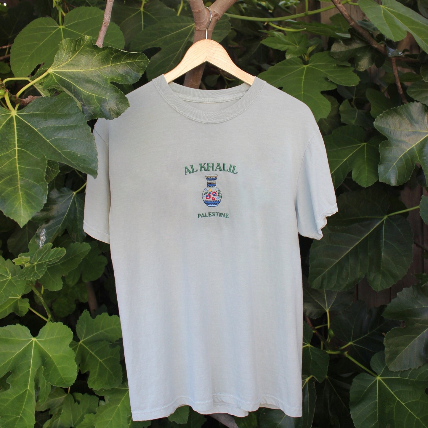 Al Khalil, Palestine Embroidered T-Shirt