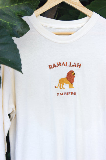 Ramallah, Palestine Embroidered T-Shirt