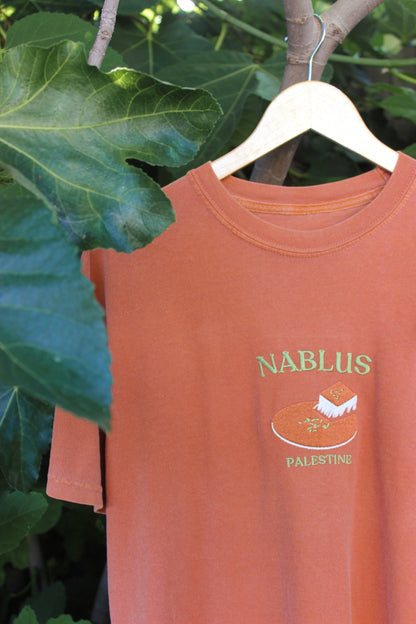 Nablus, Palestine Embroidered T-Shirt