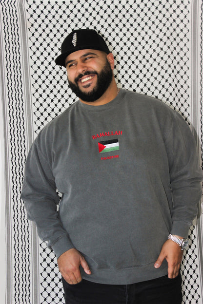 CUSTOM Baladi Crewneck- Flag Symbol