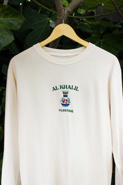 Al Khalil, Palestine Embroidered T-Shirt