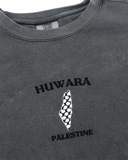 CUSTOM Baladi Crewneck- Keffiyeh Map Symbol